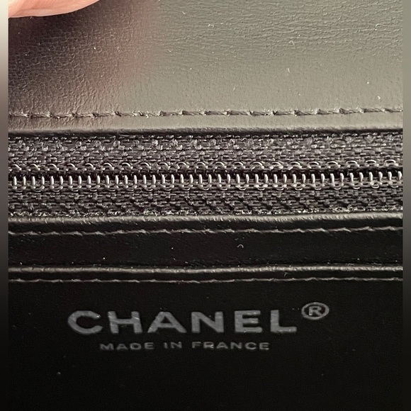 Chanel mini rectangular classic flap black lambskin SHW - Picture 6 of 12